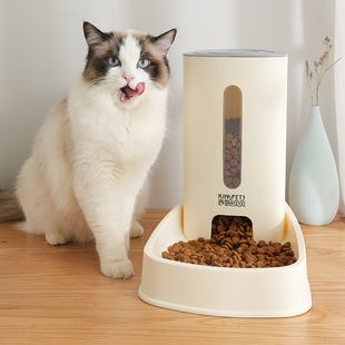 猫咪自动喂食器宠物饮水机狗粮猫粮投食器食盆碗用品喂猫喂水神器
